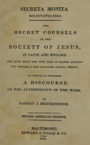 [Gutenberg 59382] • Secreta Monita Societatis Jesu. The Secret Counsels of the Society of Jesus, in Latin and English